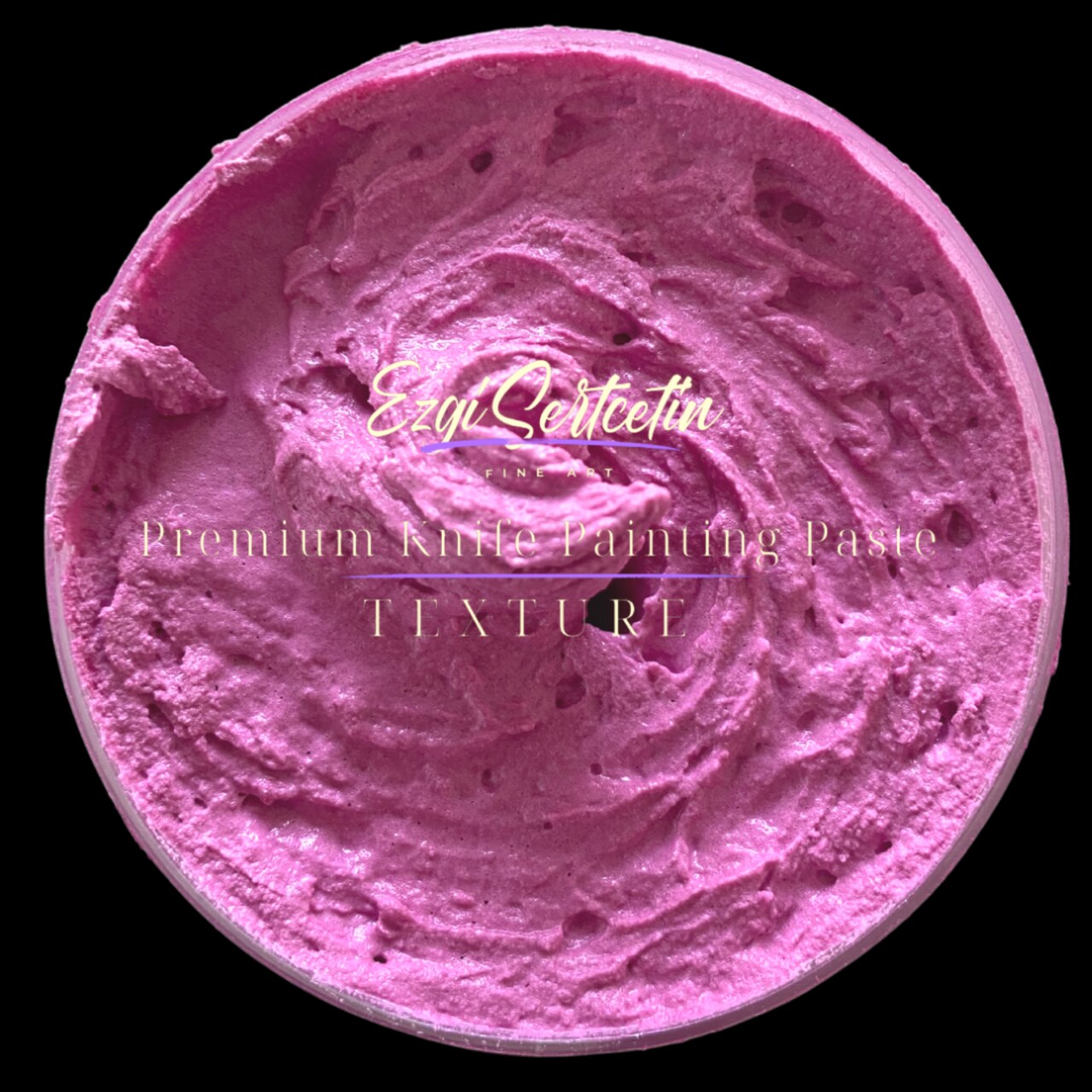 Premium Palette Knife Painting Paste|Modeling Paste|Texture Paste|Authentic Bright Colors|Ready to Use|Easy to Apply| 6oz by Volume|Ezgi Sertcetin